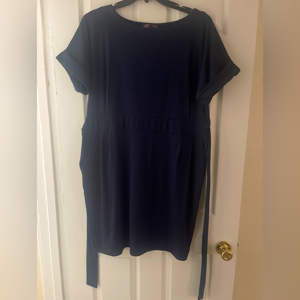 Womens dress size 2X navy blue